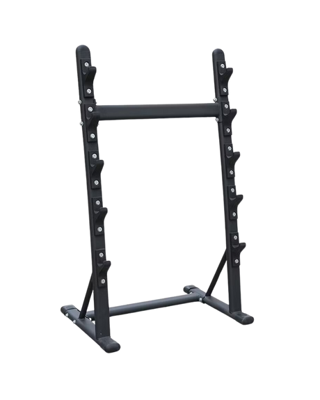 Rack para 5 barras de aerobics o peso integrado image 0