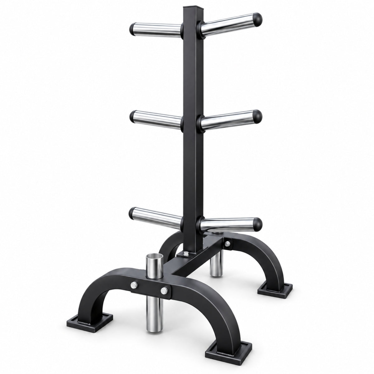 Rack para Discos y 2 Barras Olímpicas