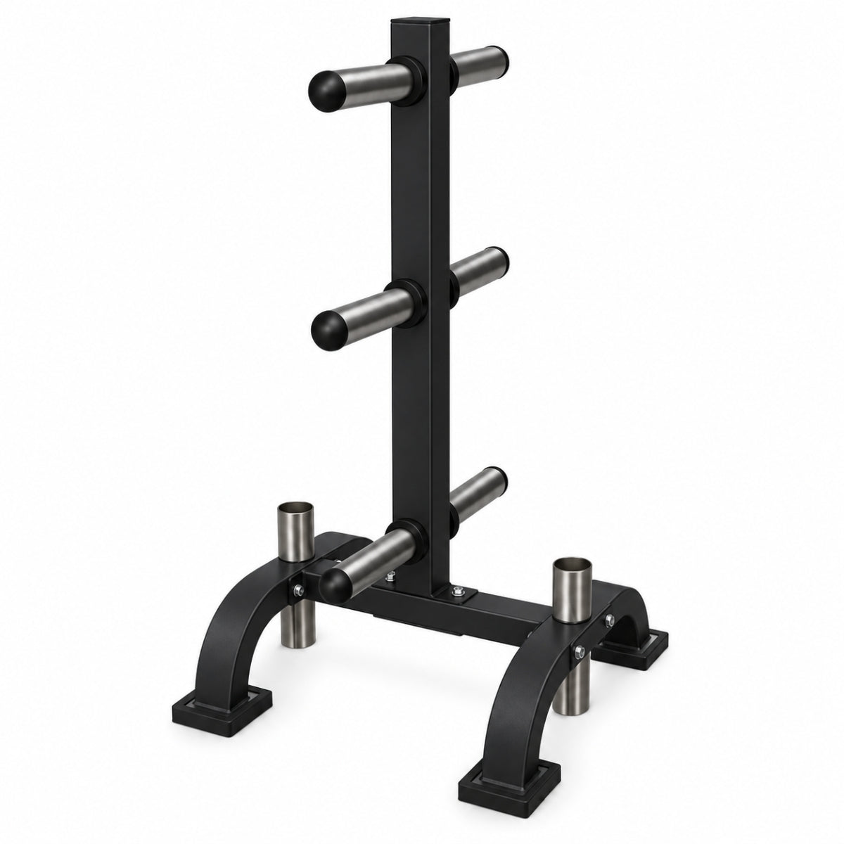 Rack para Discos y 2 Barras Olímpicas