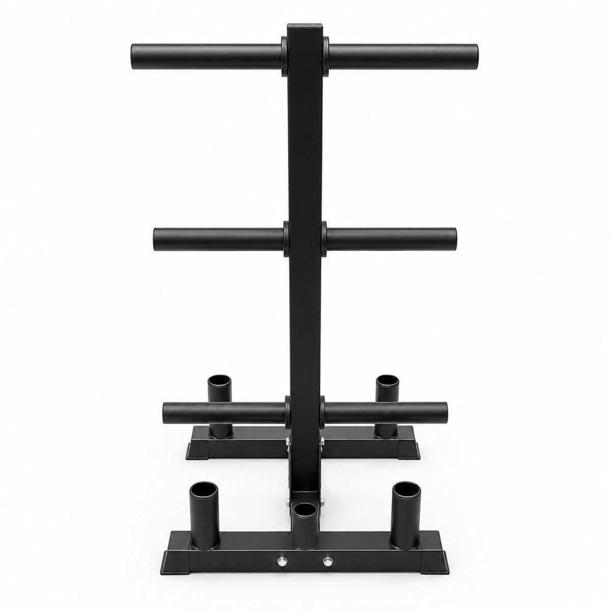 Rack para Discos y 6 Barras Olímpicas
