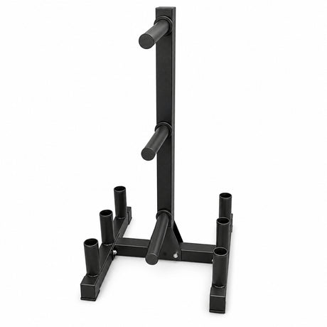 Rack para Discos y 6 Barras Olímpicas