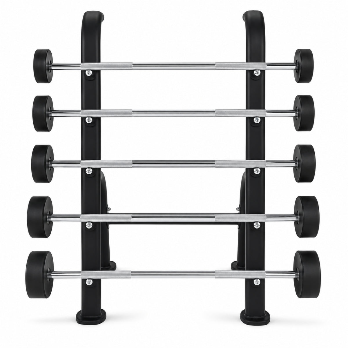 Set de 5 Barras Rectas con Peso Integrado (20–60 lbs)