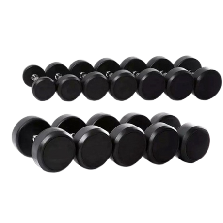 Set de Mancuernas Redondas 5-50 lbs image 0