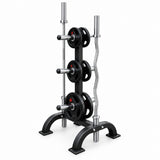 Paquete de Discos Olímpicos 35 kg con Rack y 2 Barras