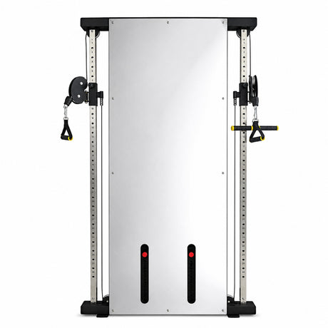 WallGym Elite Estación de Poleas Dobles con 100 kg de Peso Integrado