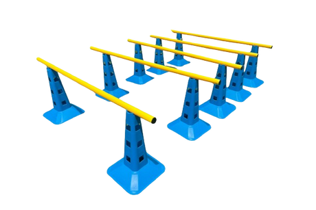 Set de 10 Conos de Agilidad de 33cm con postes image 0